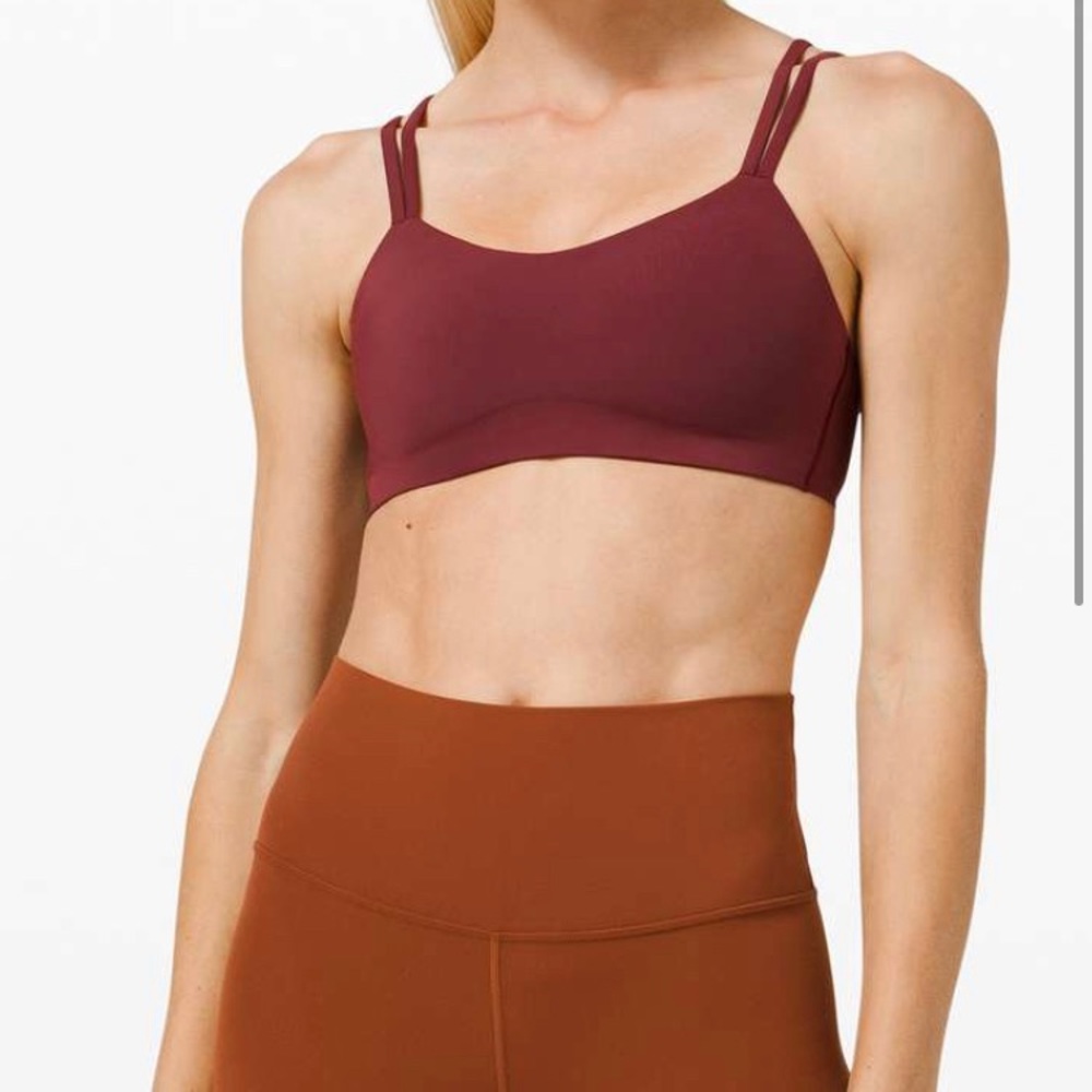 red merlot like a cloud lululemon bra